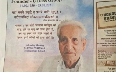 Legacy of Service: Remembering Dr. C.D. Bhatia Ji